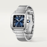 Cartier Santos De Watch 47.5mm WSSA0071 Blue Dial Steel 4