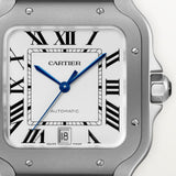 Cartier Santos De Watch 47.5mm WSSA0089 White Dial Titanium 2
