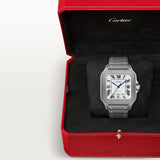 Cartier Santos De Watch 47.5mm WSSA0089 White Dial Titanium 3