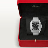 Cartier Santos De Watch 47.5mm WSSA0096 Black Dial Steel 4