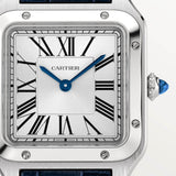 Cartier Santos-Dumont 38 mm WSSA0023 Satin-Brushed Silver D Leather Unworn/ Complete/2024  10