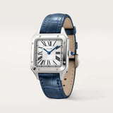 Cartier Santos-Dumont 38 mm WSSA0023 Satin-Brushed Silver D Leather Unworn/ Complete/2024  3
