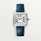 Cartier Santos-Dumont 38 mm WSSA0023 Satin-Brushed Silver D Leather Unworn/ Complete/2024 