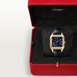 Cartier Santos-Dumont Watch 43.5mm WGSA0115 Blue Dial Alligator Skin 4