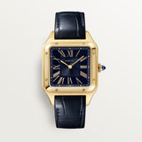 Cartier Santos-Dumont Watch 43.5mm WGSA0115 Blue Dial Alligator Skin 