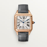 Cartier Santos-Dumont Watch 43.5mm WGSA0116 White Dial Leather 