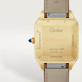 Cartier Santos-Dumont Watch 46.6mm WGSA0111 Yellow Dial Leather 2