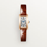 Cartier Tank Am&eacute;ricaine Watch 27.9mm WGTA0341 Silver Dial Leather 