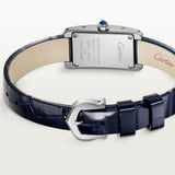 Cartier Tank Am&eacute;ricaine Watch 27.9mm WSTA0116 Silver Dial Alligator Skin 2