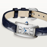 Cartier Tank Am&eacute;ricaine Watch 27.9mm WSTA0116 Silver Dial Alligator Skin 4