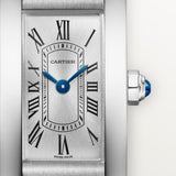 Cartier Tank Am&eacute;ricaine Watch 27.9mm WSTA0116 Silver Dial Alligator Skin 5