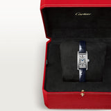 Cartier Tank Am&eacute;ricaine Watch 27.9mm WSTA0116 Silver Dial Alligator Skin 6