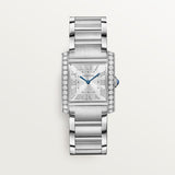 Cartier Tank Fran&ccedil;aise Watch 32.0mm W4TA0028 Silver Dial Steel 