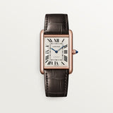 Cartier Tank Louis Watch 38.1mm WGTA0346 White Dial Leather 