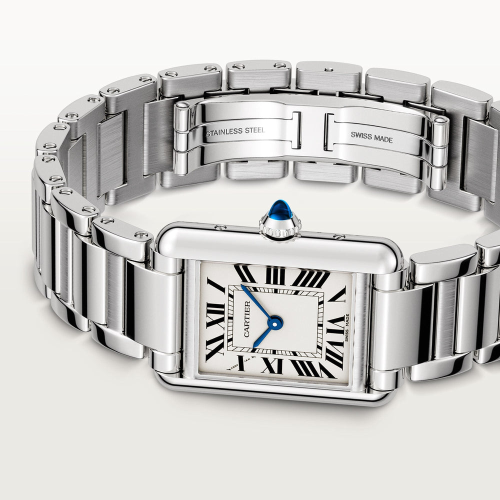 Cartier Tank Must 29.5mm WSTA0107 Roman Silver Dial Steel  3