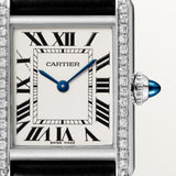 Cartier Tank Must De Watch 29.5mm W4TA0031 White Dial Leather 4