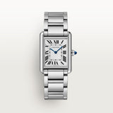 Cartier Tank Must Solarbeat&trade; Watch 33.7mm WSTA0122 White Dial Steel 