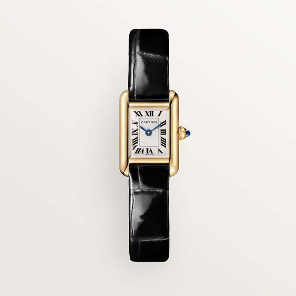 Cartier Tank Louis 24.0mm WGTA0352 Roman Silver Dial Leather  display picture 3