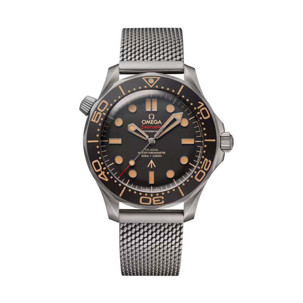 Omega Seamaster 42mm Diver 300M 210.90.42.20.01.001 Titanium Bracelet Black Dial 1
