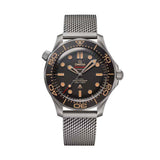 Omega Seamaster 42mm Diver 300M 210.90.42.20.01.001 Titanium Bracelet Black Dial 1