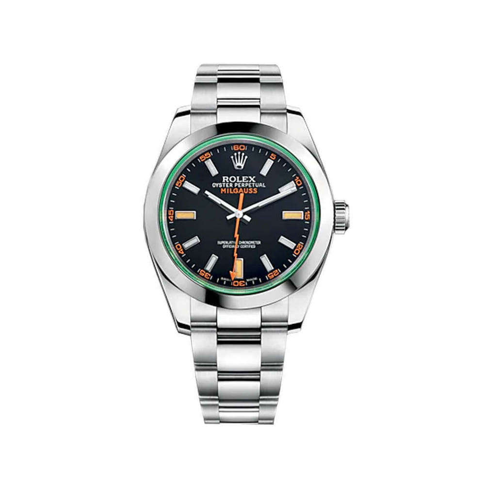 Rolex Milgauss 40mm 116400GV Steel Oystersteel Black Dial 1