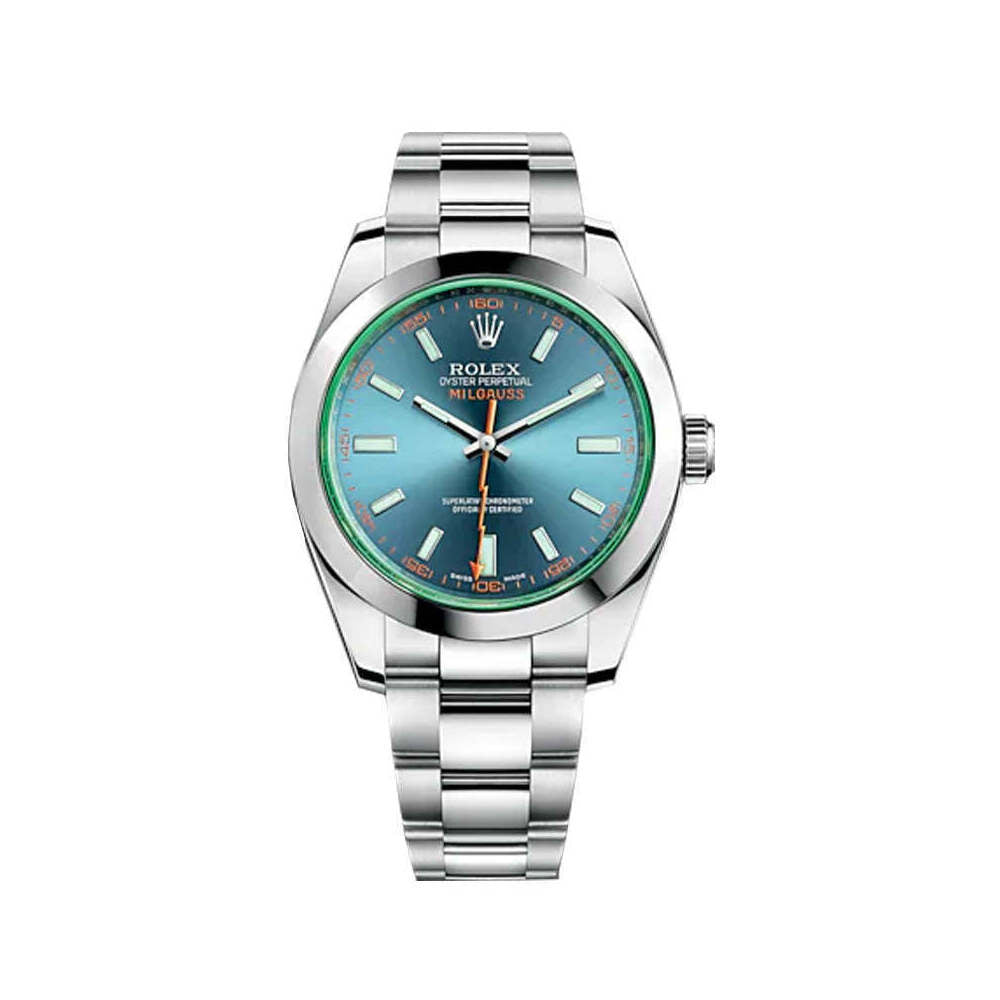 Rolex Milgauss 40mm 116400GV Steel Oystersteel Z-Blue Dial 1