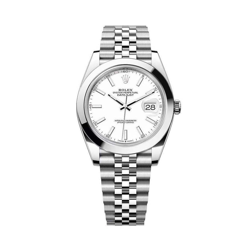 Rolex DateJust 41mm 126300 Oystersteel Jubilee White Dial 1