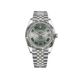 Rolex Datejust 41mm 126334 Oyster Jubilee Fluted Wimbledon Slate Dial 1