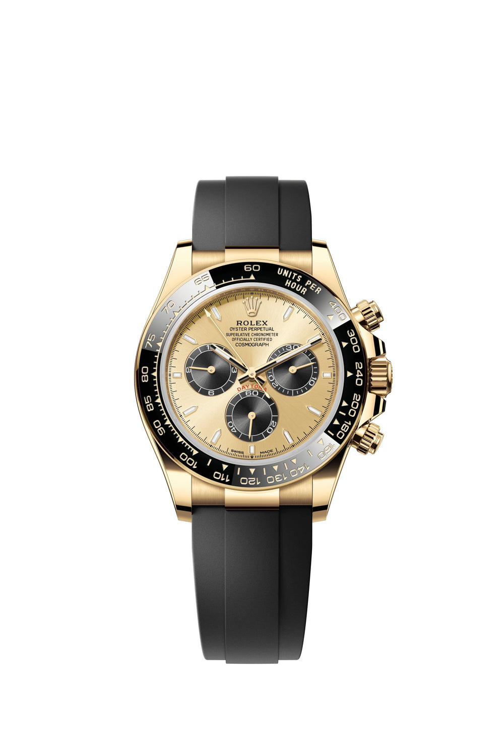 Rolex Cosmograph Daytona 40 mm 126518LN Oysterflex Gold Dial Unworn/Complete/2023+ 