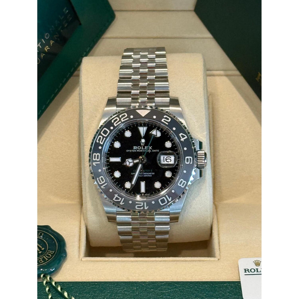 Rolex Oyster Perpetual GMT-Master II 126710 Black Dial on Jubilee