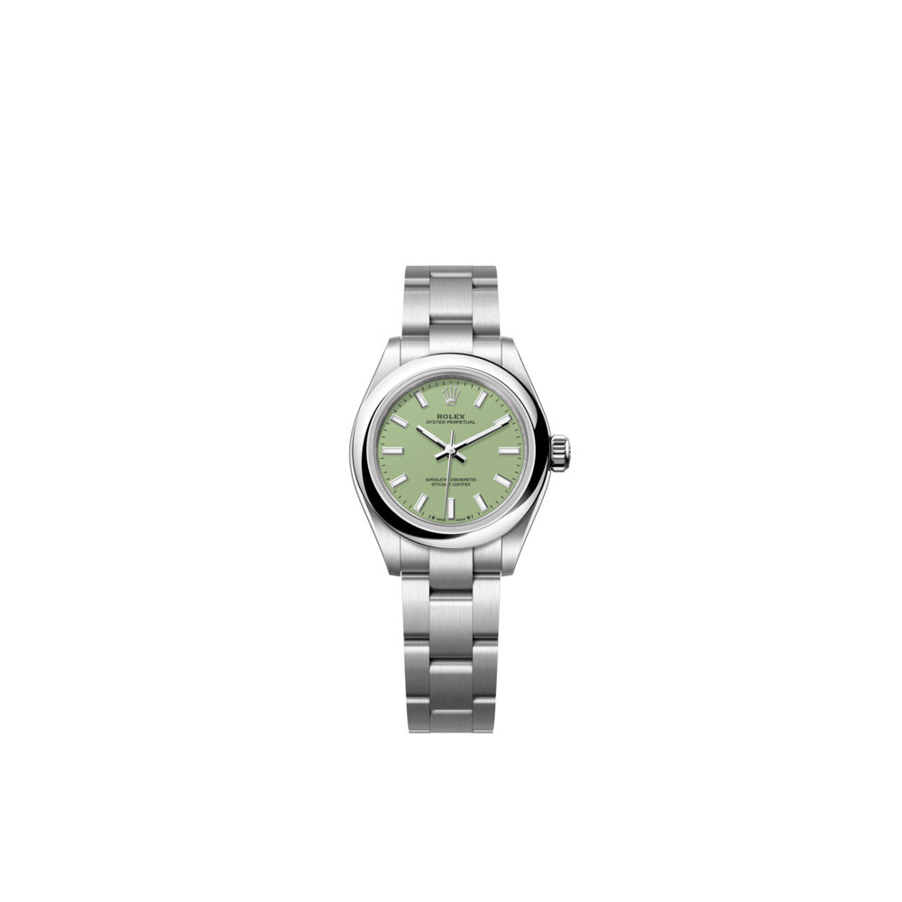 Rolex Oyster Perpetual 28mm 276200 Oystersteel Pistachio Dial Unworn/Complete/2025