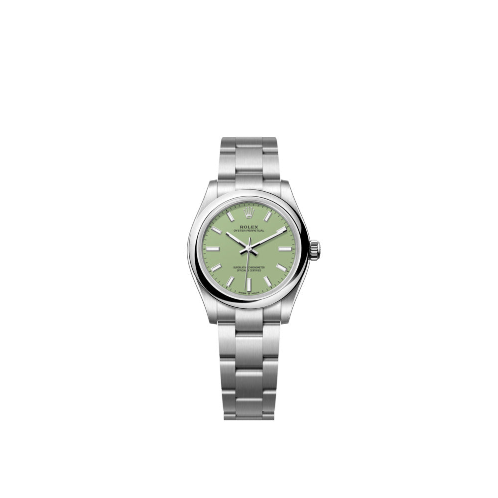 Rolex Oyster Perpetual 31mm 277200 Oystersteel Pistachio Dial Unworn/Complete/2025