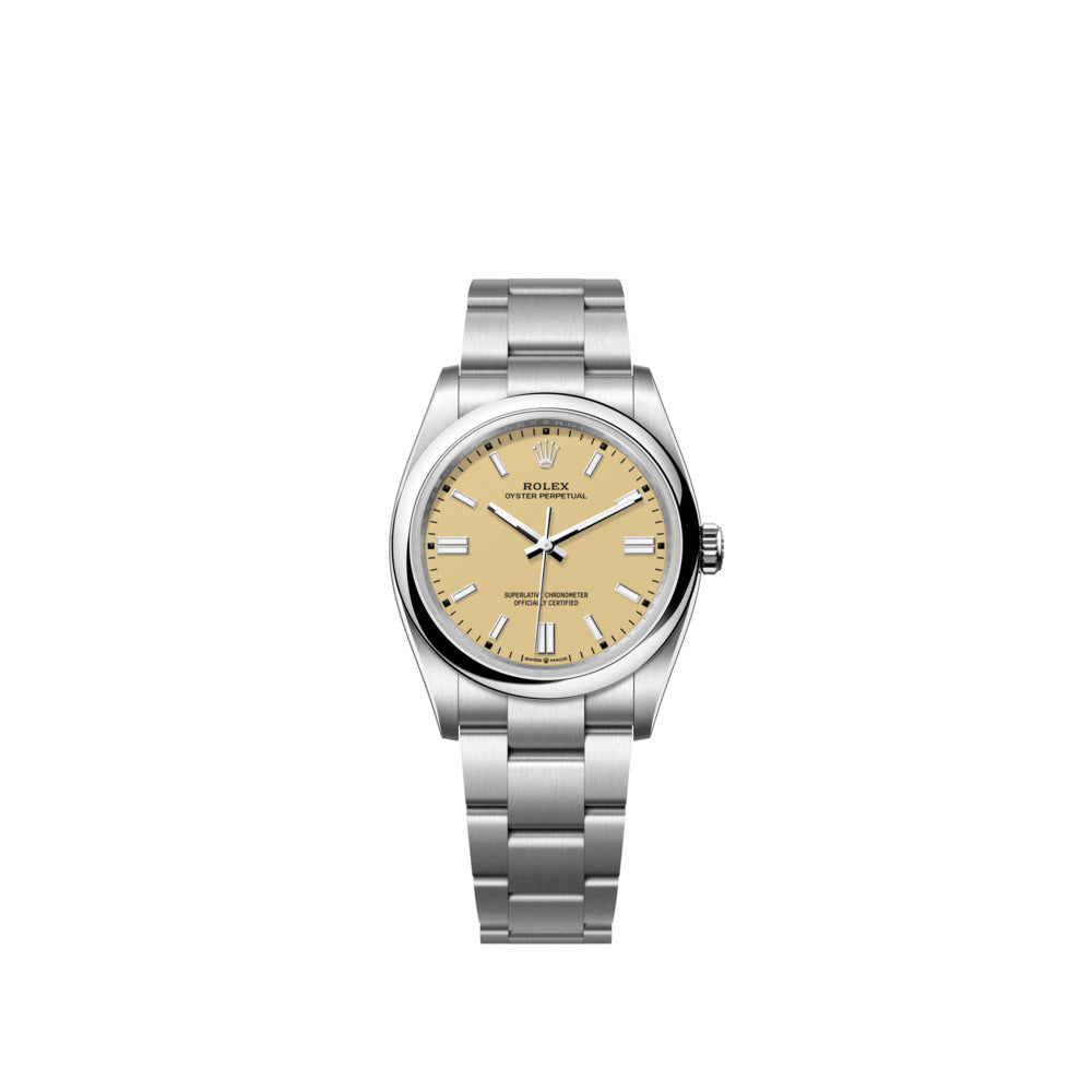 Rolex Oyster Perpetual 36mm 126000 Oystersteel Beige Dial Unworn/Complete/2025