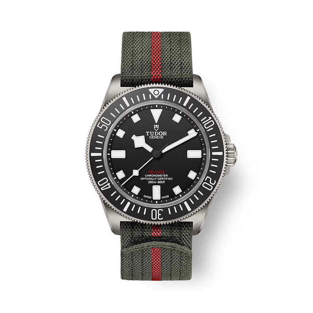 Tudor Pelagos FXD 42mm 25717N Titanium Strap Black Dial 1