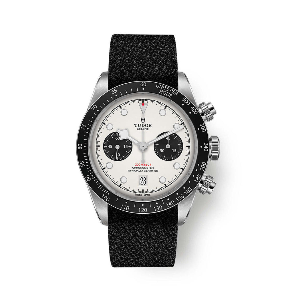 Tudor Black Bay Chrono M79360N-0008 41mm Black fabric strap Opaline Dial