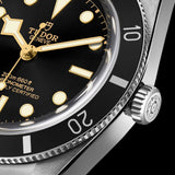 Tudor Black Bay 54 M79000N-0002 37mm Black rubber strap Black Dial  4