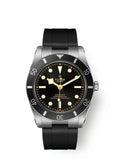 Tudor Black Bay 54 M79000N-0002 37mm Black rubber strap Black Dial 