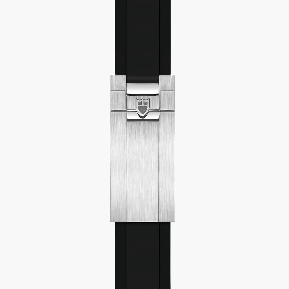 Tudor Black Bay M7941A1A0NU-0002 41mm Black rubber strap Black Dial  1
