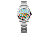 Rolex Oyster Perpetual 31mm 277200 Oyster Celebration Turquoise Blue Dial