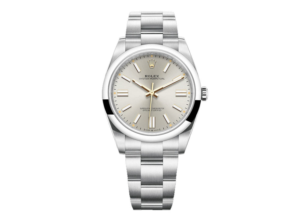Rolex Oyster Perpetual 41mm 124300 Oystersteel Silver Dial