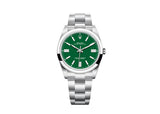 Rolex Oyster Perpetual 41mm 124300 Oystersteel Green Dial