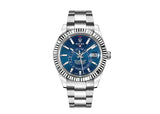 Rolex Sky Dweller 42mm 326934 Oystersteel Fluted Bright Blue Dial