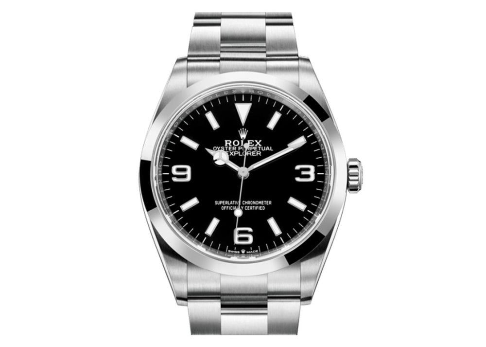 Rolex Perpetual Explorer 36mm 124270 Oystersteel Black Dial