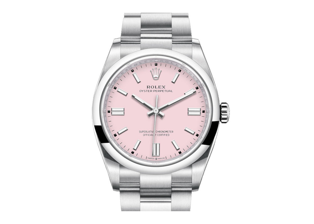 Rolex Oyster Perpetual 36mm 126000 Oystersteel Candy Pink Dial