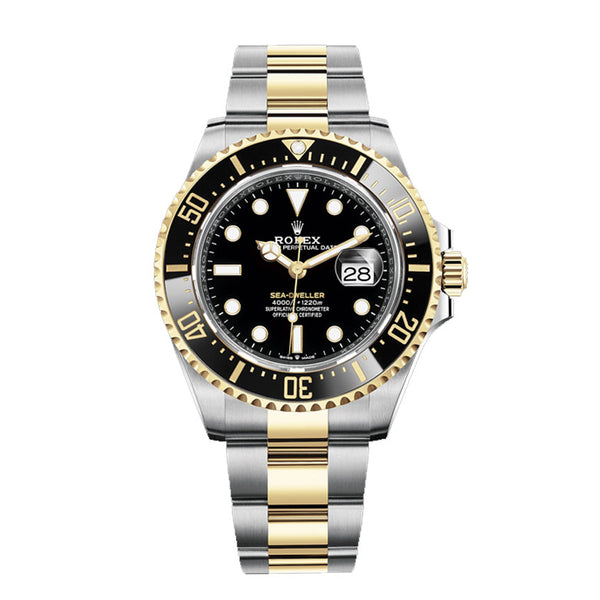 Rolex Sea Dweller 43mm 126603 Two Tone Oyster Black Dial