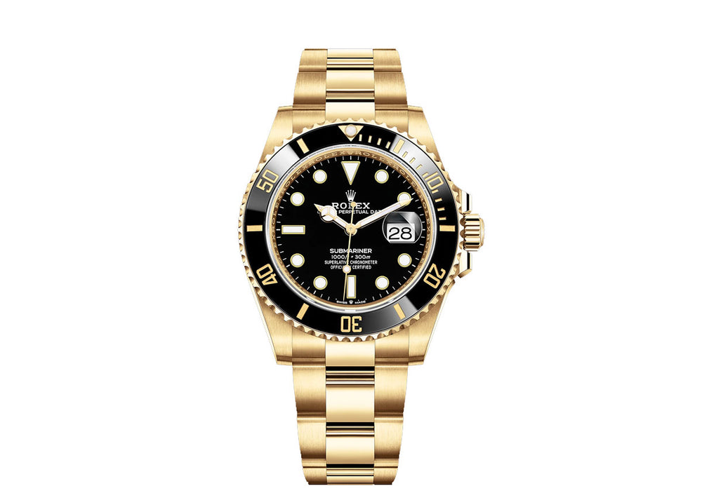Rolex Submariner Date 41mm 126618 Yellow Gold Black Dial